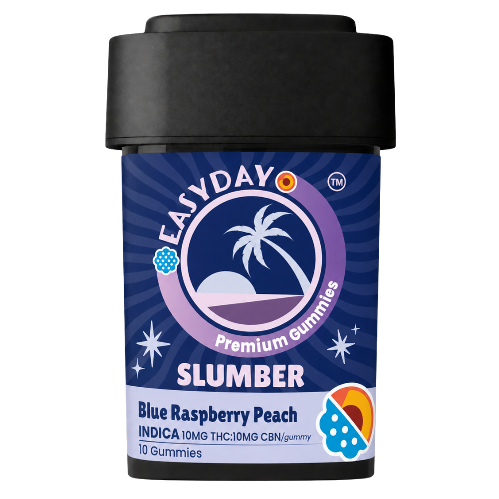 Blue Raspberry Peach Slumber | Easyday Edibles