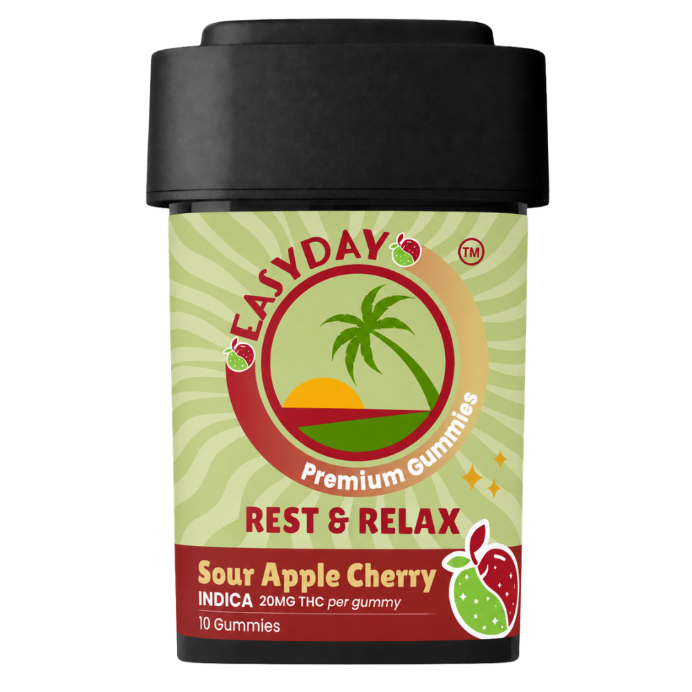 Sour Apple and Cherry Rest & Relax | Easyday Edibles
