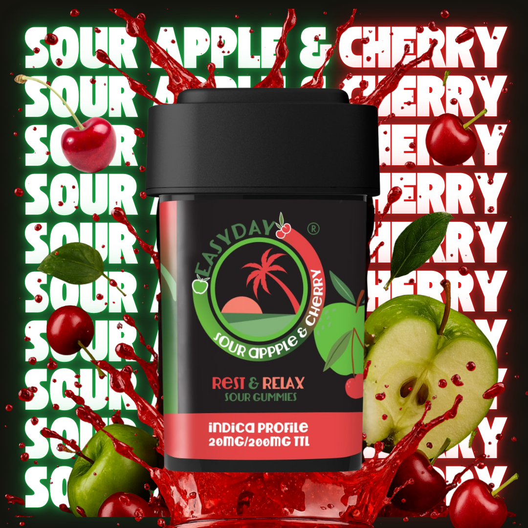 Sour Apple and Cherry Rest & Relax | Easyday Edibles